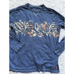 Tommy Bahama “Relax” Men’s M Blue Classic Tee. Soft ***Nt. FLAW**